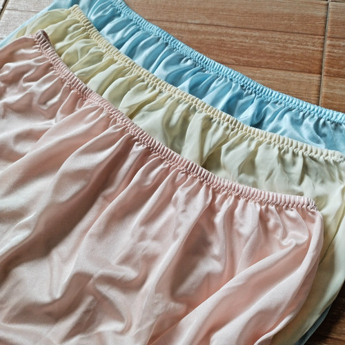 High waisted nylon panties - high,