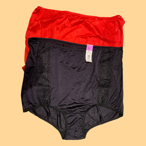 Granny nylon panties 2pack - panties,
